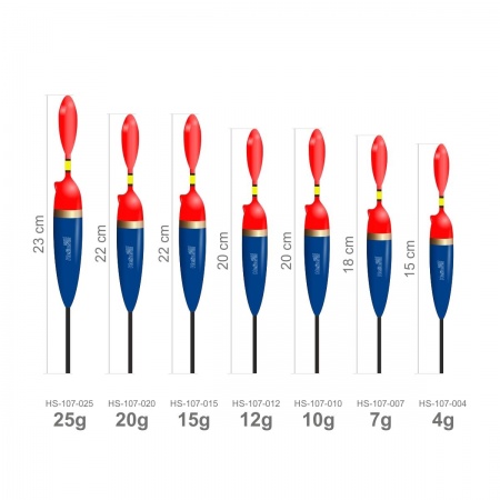 Поплавок (HS-107-007) Hellios( цена указана за упаковку, в количестве 10шт.)
