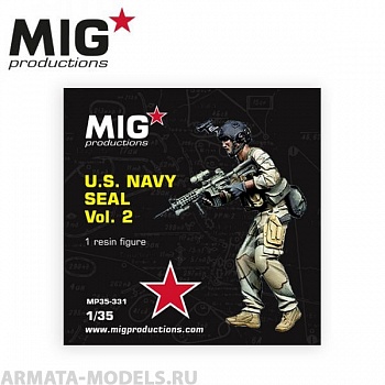 MP35-331 Пластиковая фигура  U.S. Navy seal Vol.2