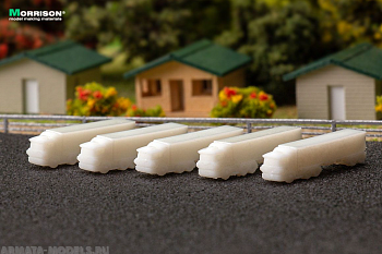 020FRA500 Фуры длинные в М 1:500 (Набор 5 шт.)