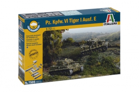 7505ИТ Танк Pz..Kpfw. VI Tiger I Ausf.E Italeri