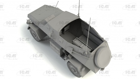 35110 Sd.Kfz. 247 Ausf.B, Германский бронеавтомобиль управления ICM