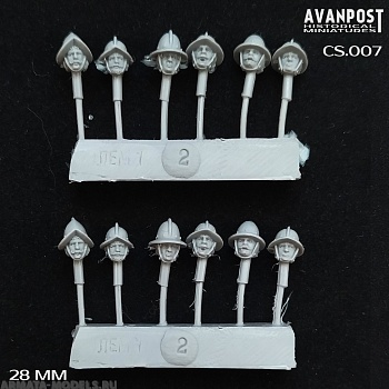 CS.007АП Головы пехоты Тридцатилетней войны, набор 03