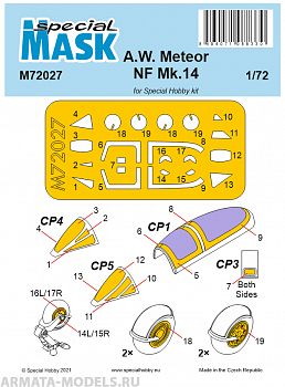 M72027 A.W. Meteor NF Mk.14 Mask