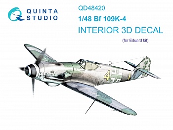 QD48420 3D Декаль интерьера кабины Bf 109K-4 (Eduard)
