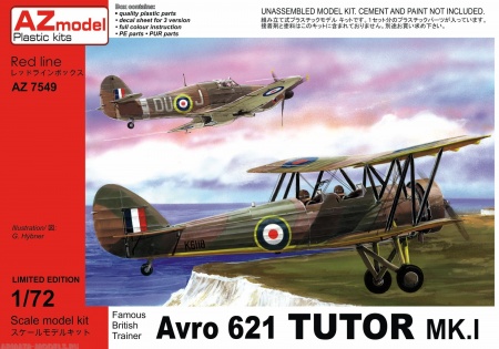 AZ7549 Avro 621 Tutor Mk.I AZmodel Plastic kits