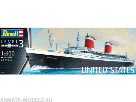 05146 Американский трансатлантический лайнер SS United States Revell