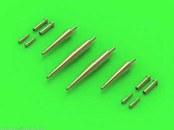 AM-48-166 Spitfire Mk.Vc - Hispano 20mm cannons in fairings and Browning .303 barrel tips (for Eduard) AM-48-166 Spitfire Mk.Vc - Hispano 20mm cannons in fairings and Browning .303 barrel tips (for Eduard)