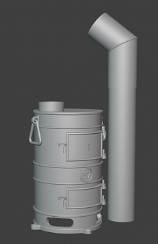 HE-48028 Миниатюра печка