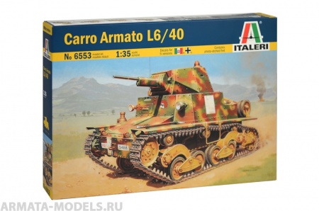 6553ИТ ТАНК CARRO ARMATO L6/40 Italeri