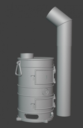 HE-48028 Миниатюра печка