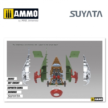 SK002 Сборная модель Sopwith Camel & “Brownie” Suyata