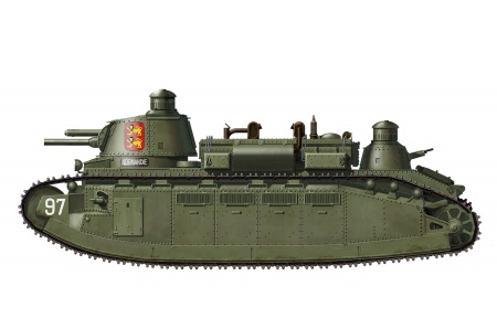 TS-009 FRENCH SUPER HEAVY TANK CHAR 2C Meng