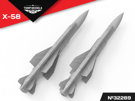 32289 УПРАВЛЯЕМАЯ РАКЕТА Х-58 1/32 Temp Models