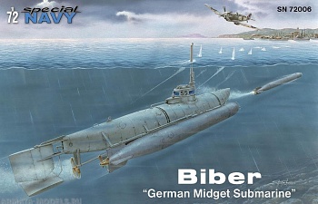 SN72006 Biber German Midget Submarine