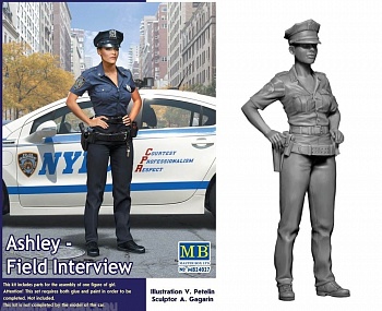 MB24027 Фигуры, Серия Опасные изгибы, Эшли – Допрос на месте