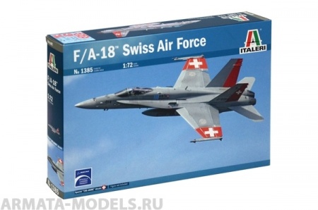 1385ИТ САМОЛЕТ F/A-18 HORNET ШВЕЙЦ. ВВС Italeri