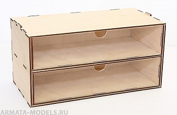 MWP-0010-22 Касcетный модуль-органайзер на 2 широких ящика. MWP-0010-22 Касcетный модуль-органайзер на 2 широких ящика.