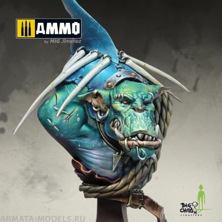 BCBSBU0002 Бюст Sharki the Shark Hunter BIG CHILD