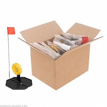 Комплект жерлиц на подставке Зима 185-85 (d осн. 185мм, d катушки 85мм) 10шт (TR-ZHZ-02M-K10) Трофей