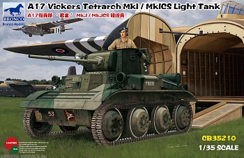 CB35210	Танк A17 Vickers Tetrarch MkI / MkICS Light Tank  (Bronco Models) 1/35