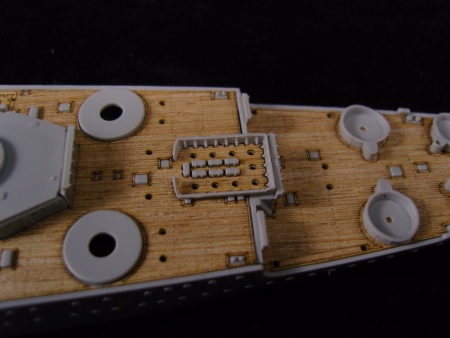 AW20055 Деревянная палуба для French Battleship Richelieu 1946