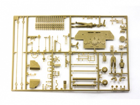 35065T Средний танк Panther (Sd.kfz.171) Ausf.А с 75-мм пушкой и пулеметом KWK42 (2 фигурами танкистов) Tamiya