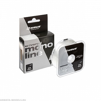Леска MONOLINE Universal 0,60mm/100m Nylon Transparent (N-MU-060-100) Nisus( цена указана за упаковку, в количестве 10шт.)
