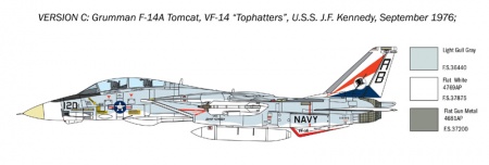 1414ИТ Самолет F-14 TOMCAT (10013160/050320/0115752, ИТАЛИЯ ) Italeri