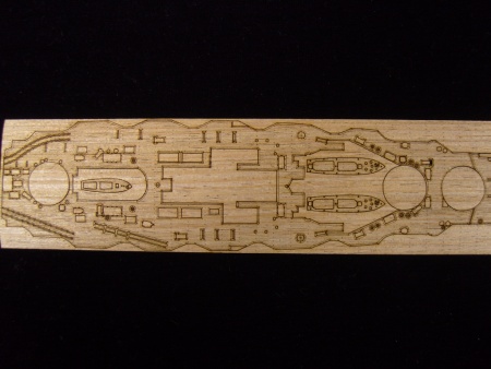 AW20015 Деревянная палуба для IJN HIEI