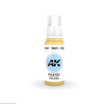AK11037 Краска акриловая Pastel Yellow 17ml