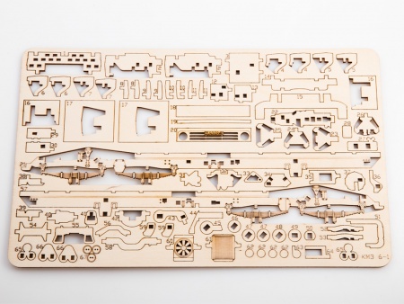 11004BAUMI Сборная модель КАМАЗ-6350 Бортовой Baumi