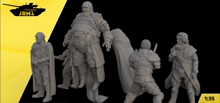 AM35936 Набор фигурок DUNE Герои 6шт Arma Models