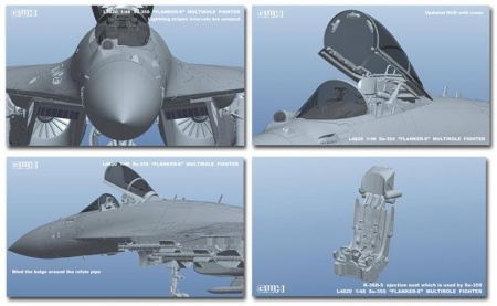 L4820 Самолет Su-35S Flanker E Multirole Fighter Great Wall