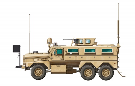 SS-005 U.S. COUGAR 6x6 MRAP VEHICLE Meng