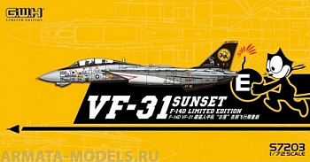 S7203 US Navy F-14D VF-31 Sunset S7203 US Navy F-14D VF-31 Sunset