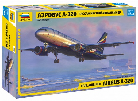 7003 Самолет Аэробус А-320 Звезда 7003 Самолет Аэробус А-320 Звезда