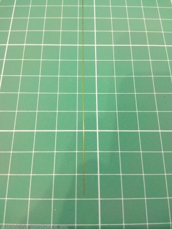 AMT025 Латунная трубка малого диаметра 0,3мм, длина 195мм