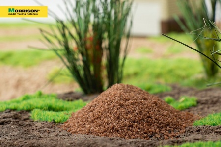 007KPK023 Присыпка для макетирования Коричневый грунт