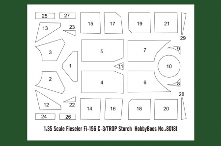 80181HB Fieseler Fi-156 C-3/TROP Storch Hobby Boss