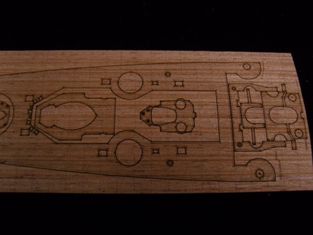 AW20050 Деревянная палуба для DKM Scharnhorst