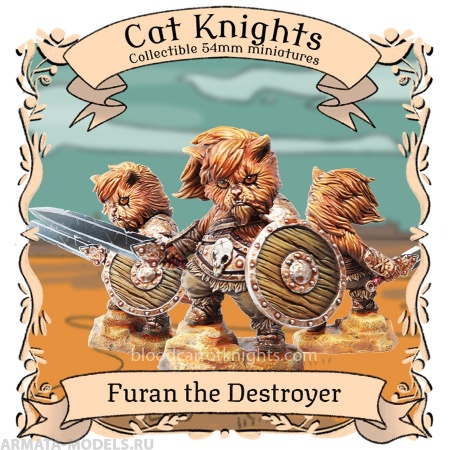 BCK-CM-013 Фуран Разрушитель | Коллекционная миниатюра 70 мм Blood Carrot Knights