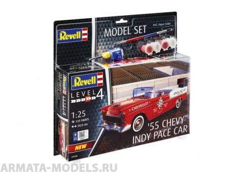 67686RE Набор Автомобиль '55 Chevy Indy Pace Car Revell