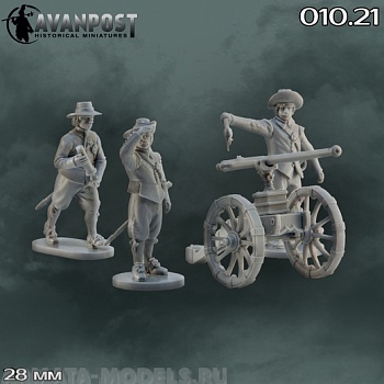 010.21АП Казнозарядное орудие с расчётом, XVII в 010.21АП Казнозарядное орудие с расчётом, XVII в