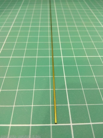 AMT029 Латунная трубка малого диаметра 1,0мм, длина 195мм