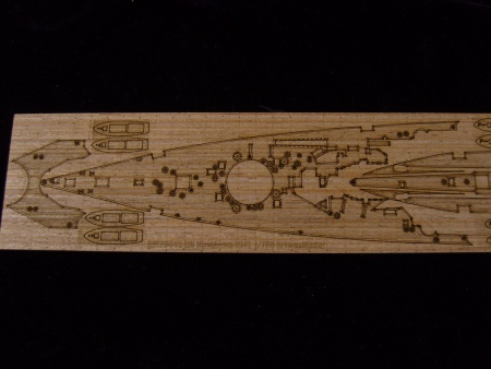 AW20045 Деревянная палуба для IJN Kirishima 1941