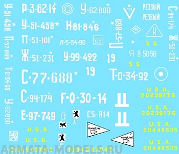 35001CD Декаль Willys MB - Red Army 1/35