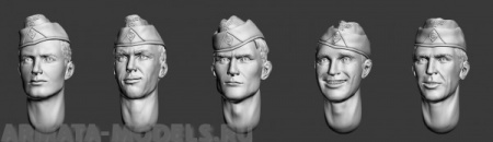 ARM356026 Немецкие головы (танкисты) ВОВ, №1 ARMOR35