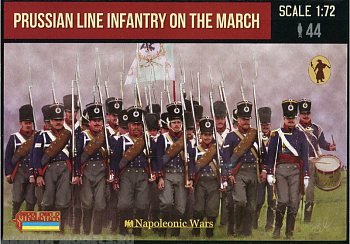 72174ST Фигуры Prussian Line Infantry on the March 1/72 Strelets, 1/72