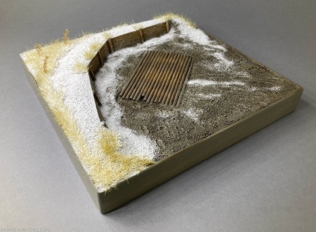 HM01015 Блиндаж для пушки (зима)