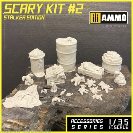 MR-AM58 Набор декораций Scary Kit 2 Stalker Ed. Alternity Miniatures